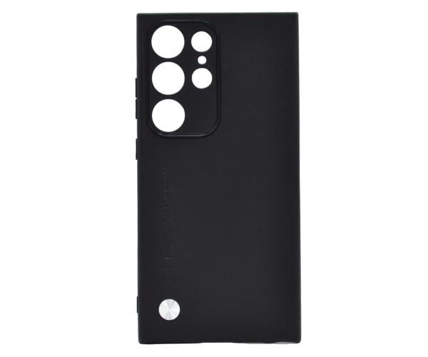 Кожаный чехол - накладка CODE Tactile Experience для Samsung Galaxy S24 Ultra Черный