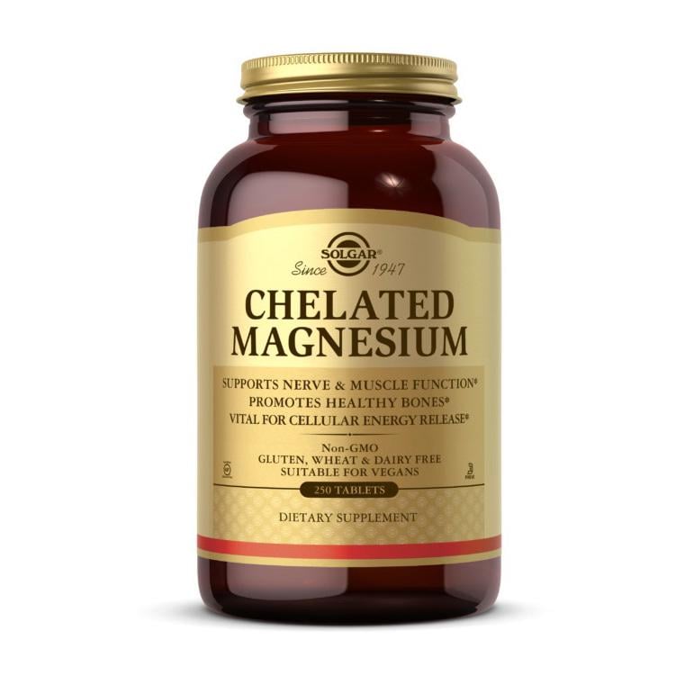 Комплекс магния глицинат оксид Solgar Chelated Magnesium 250 табл.