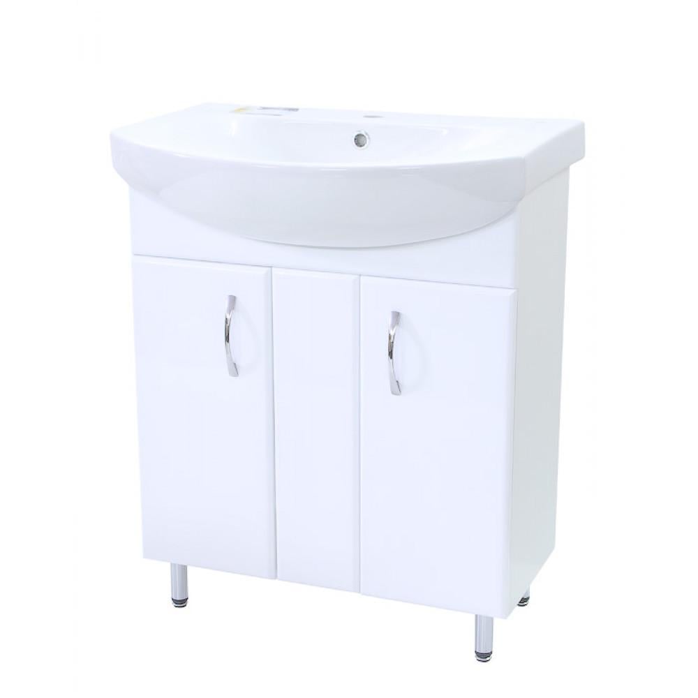 Тумба для ванной комнаты Лотос 70 см с умывальником Лотос/Runa 70 см Белый (1854271706) Тумба для ванной комнаты Лотос 70 см с умывальником Лотос/Runa 70 см Белый (1854271706)