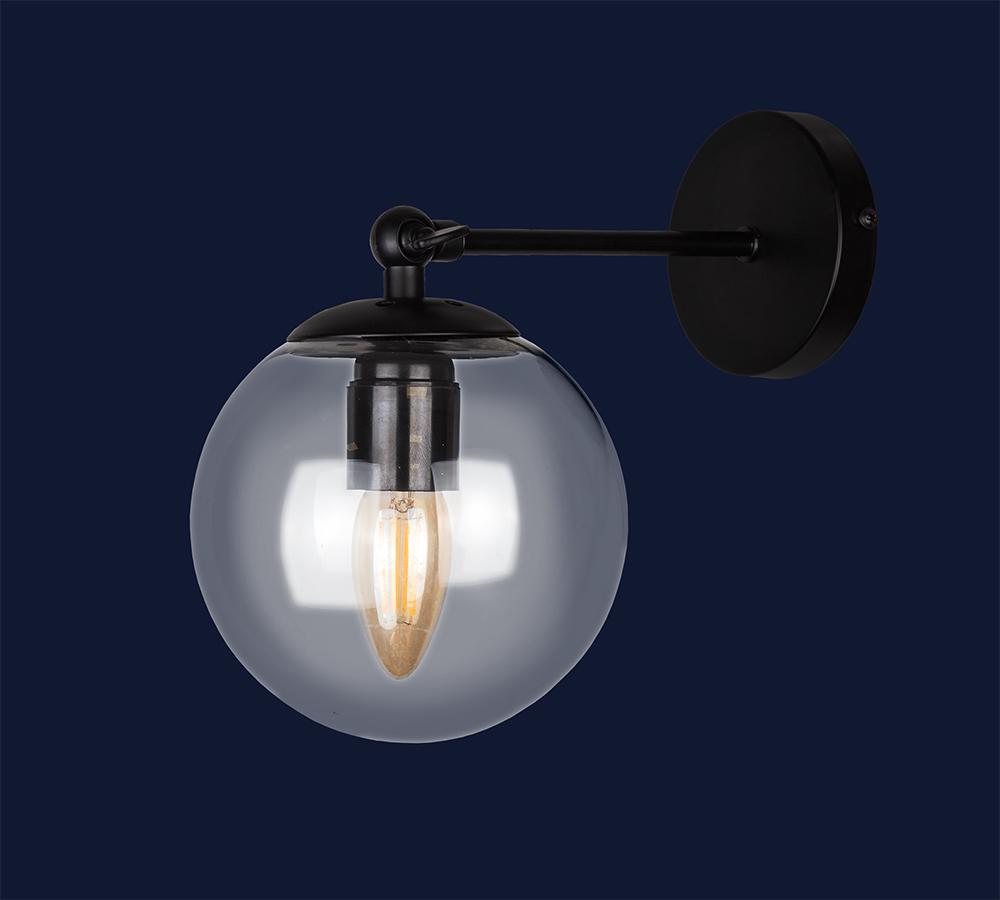 Бра Levistella 756WPR150F-1 BK CL Черный (352415)