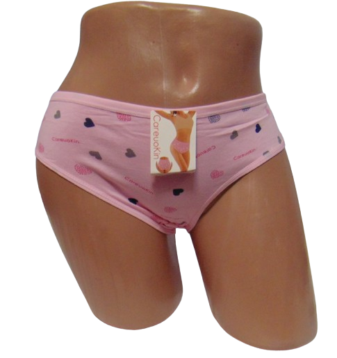 Трусы Careuokin 8678-1 с сердечками 2XL Розовый