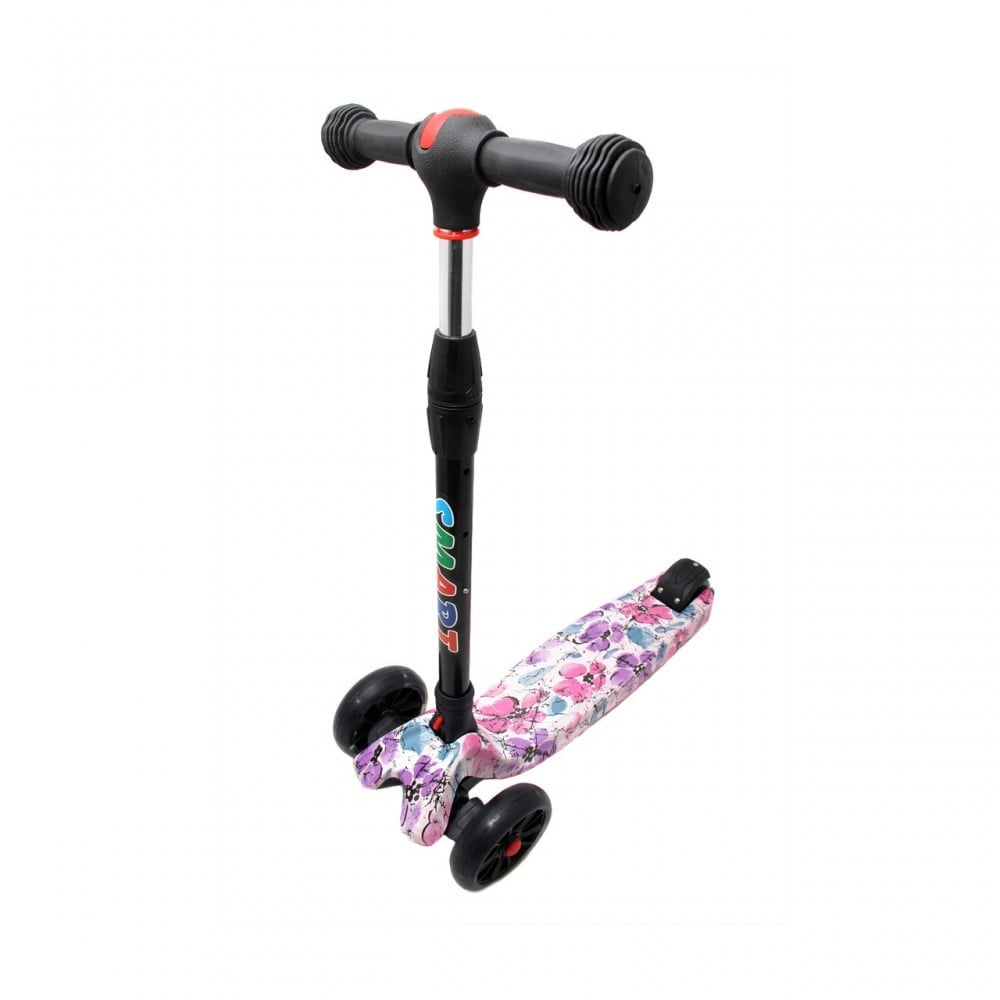 Самокат дитячий Scooter Smart Rover Flower Fiolet (2T1040)