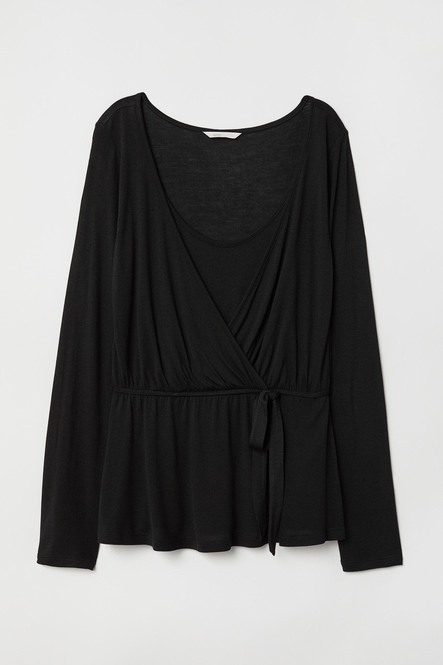 Блуза для кормящих H&M S Черный (11126699088) Блуза для кормящих H&M S Черный (11126699088)