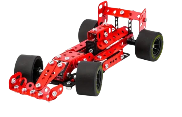 Конструктор детский металлический STEAM F1 Гоночный автомобиль с инструментами 201 деталь (0903) Конструктор детский металлический STEAM F1 Гоночный автомобиль с инструментами 201 деталь (0903)