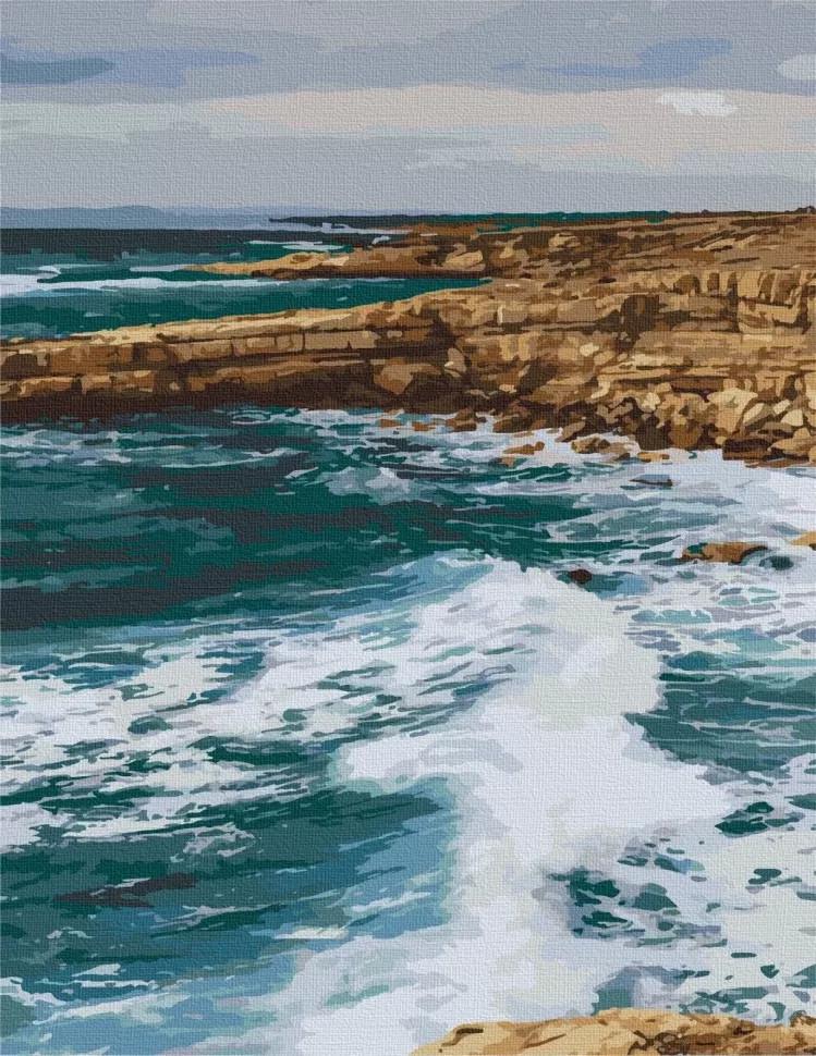 Картина по номерам Art Craft Побережье Пафос Кипр 40х50 см (10531-AC)