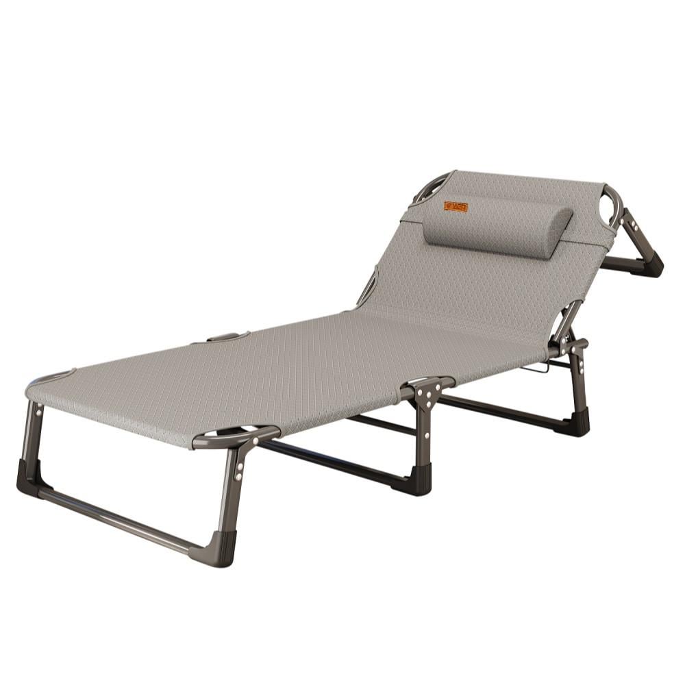 Кровать-шезлонг раскладная WCG FB-S03 подголовник регулируемая спинка 150 кг Черный