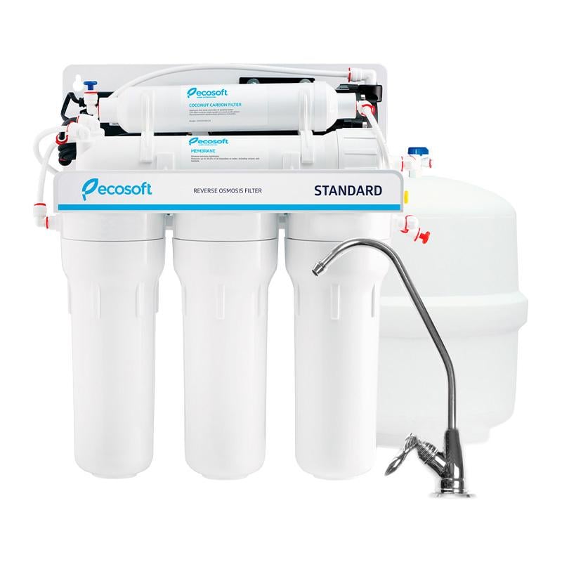 Фільтр зворотнього осмосу Ecosoft Standard 5-50 з помпою (TU-19350)