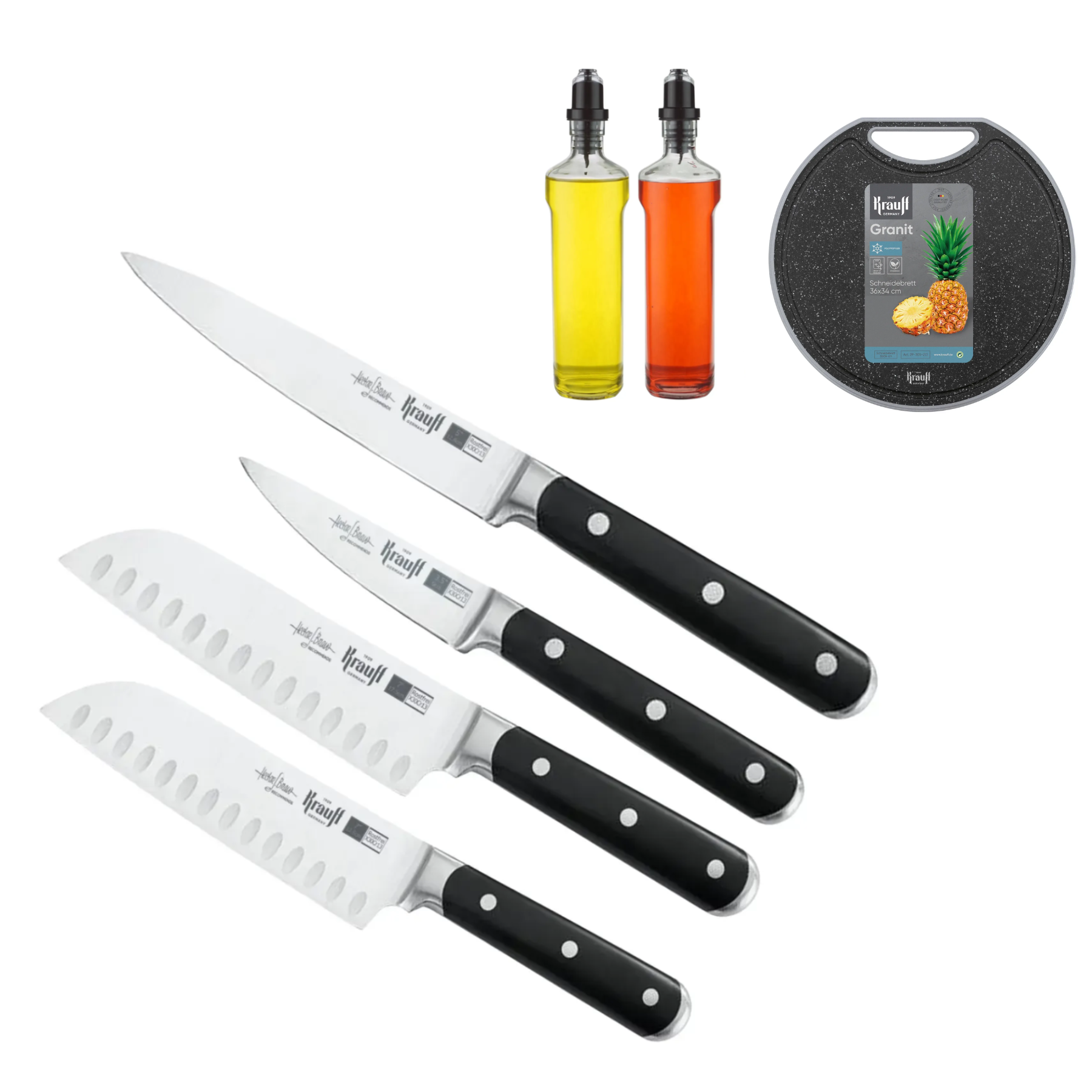 Набор ножей Krauff Prime Chef с кухонными принадлежностями (55-333-633)