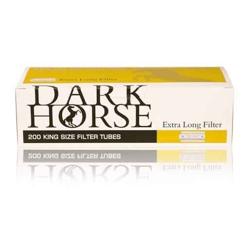 Ящик гильз для сигарет Dark Horse Long Filter 25 блоков по 200 шт. - фото 3 Ящик гильз для сигарет Dark Horse Long Filter 25 блоков по 200 шт. - фото 3