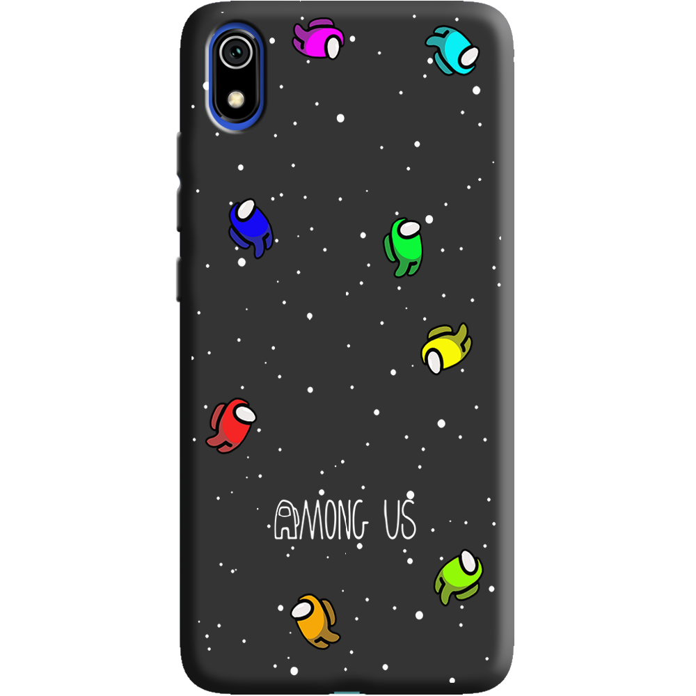 Чехол Boxface Xiaomi Redmi 7A Among Us Invisible Черный силикон (37400-bk76-38652)