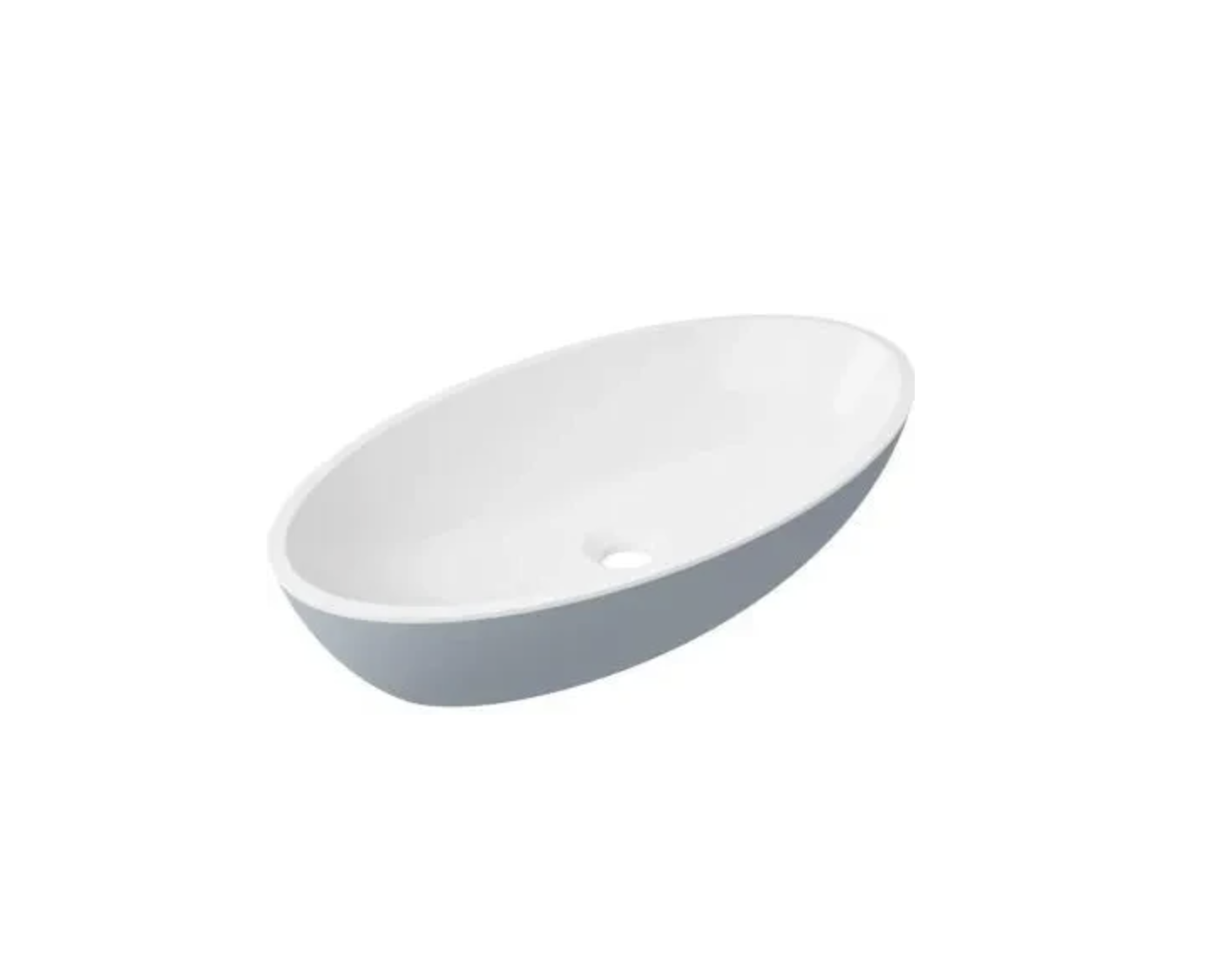 Умывальник Omnires Siena Marble+ L UN 60x35 см (SIENALUNBSP)