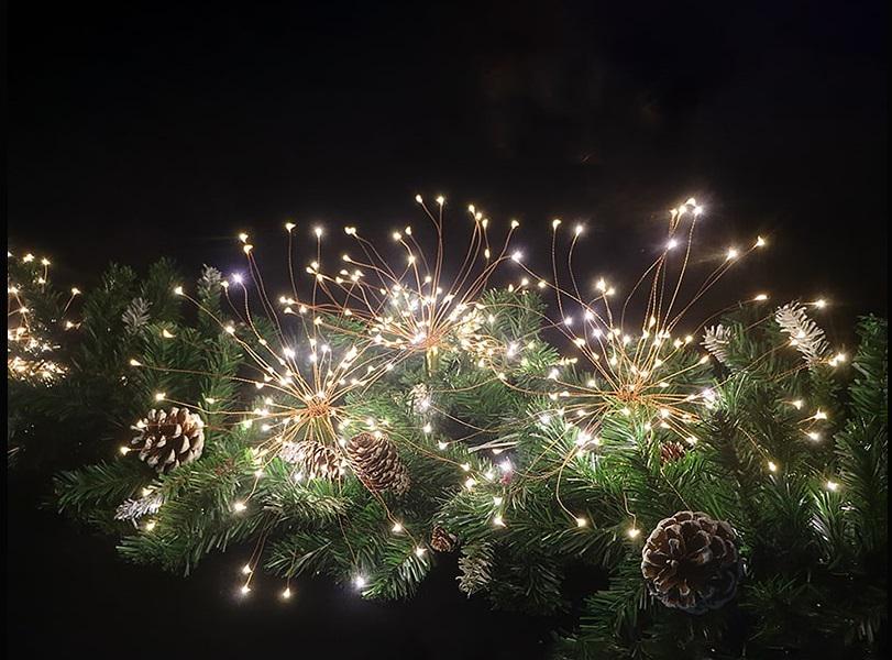 Гірлянда Кульбабка велика прозорий дріт 100 LED (41903)