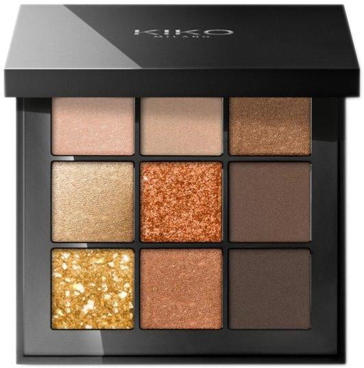 Тени для глаз Kiko Milano Glamour Multi Finish Palette 01 Коричневый (2101318505)