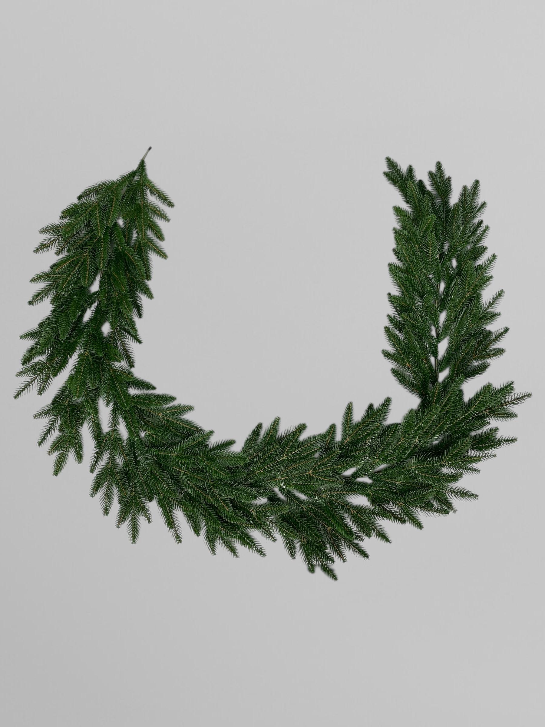 Хвойна гірлянда лита Classic 200 см Зелений (Н02010)