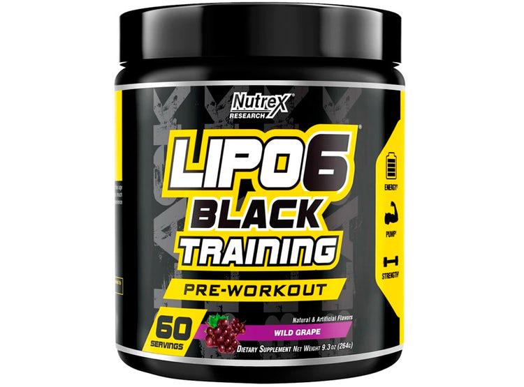 Предтренировочный комплекс Nutrex Lipo-6 Black Training 264 г Wild grape