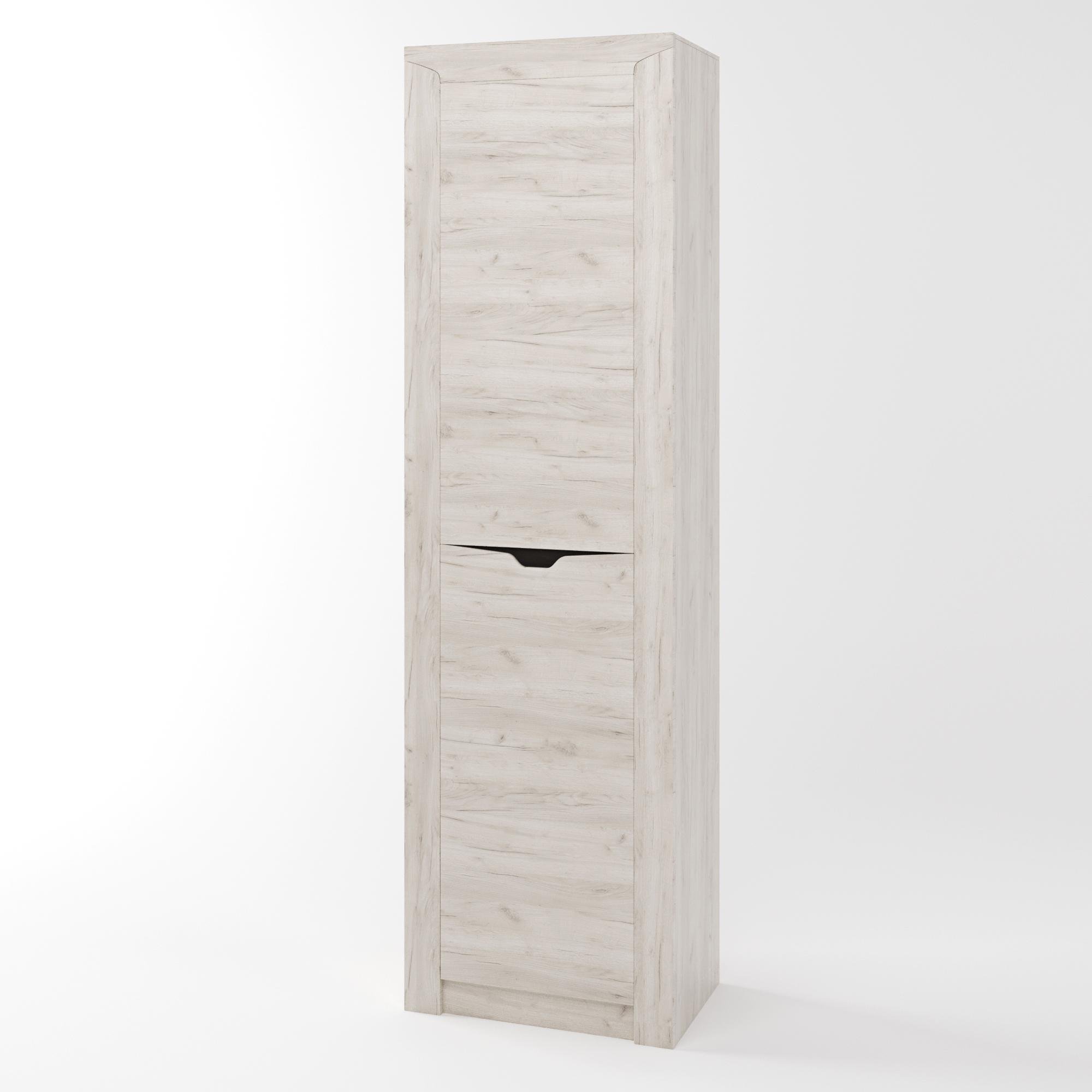 Шкаф-пенал закрытый Эверест Либерти правый Дуб крафт белый (ES-10180)