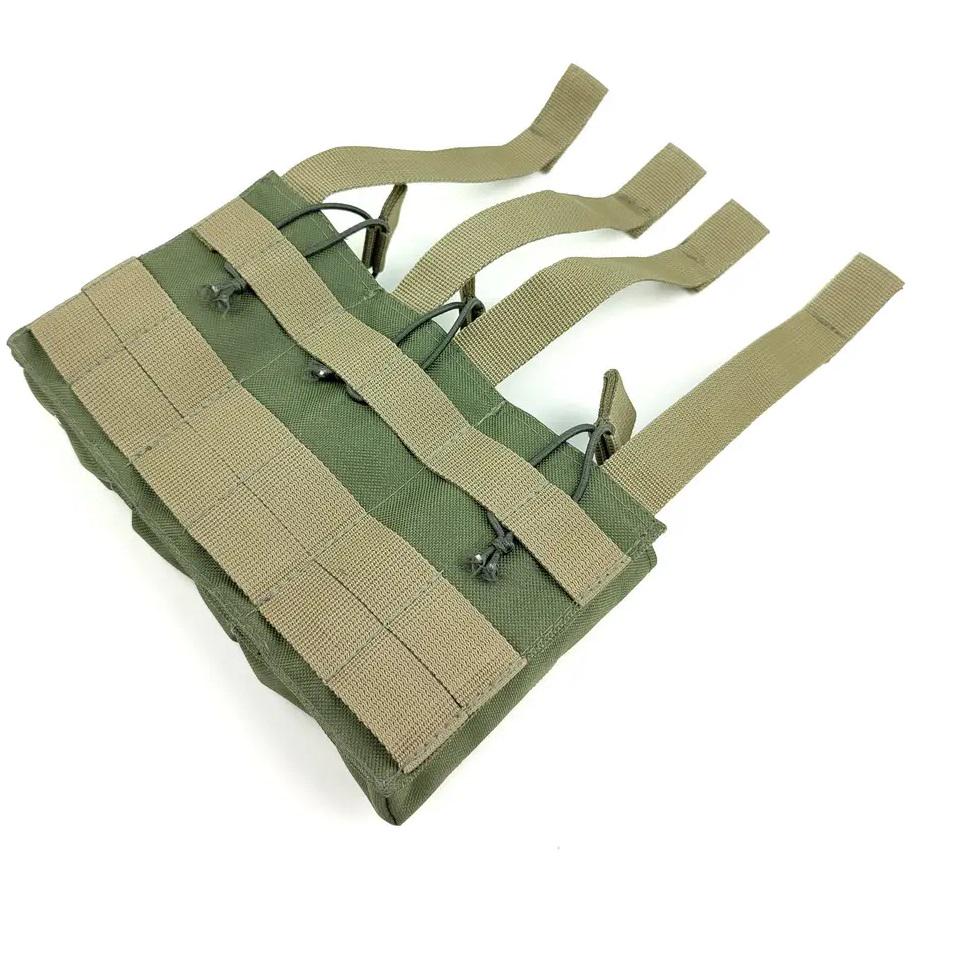 Підсумок для 3 магазинів АК LeRoy Оксфорд 600D Olive (LE2085) - фото 6 Підсумок для 3 магазинів АК LeRoy Оксфорд 600D Olive (LE2085) - фото 6