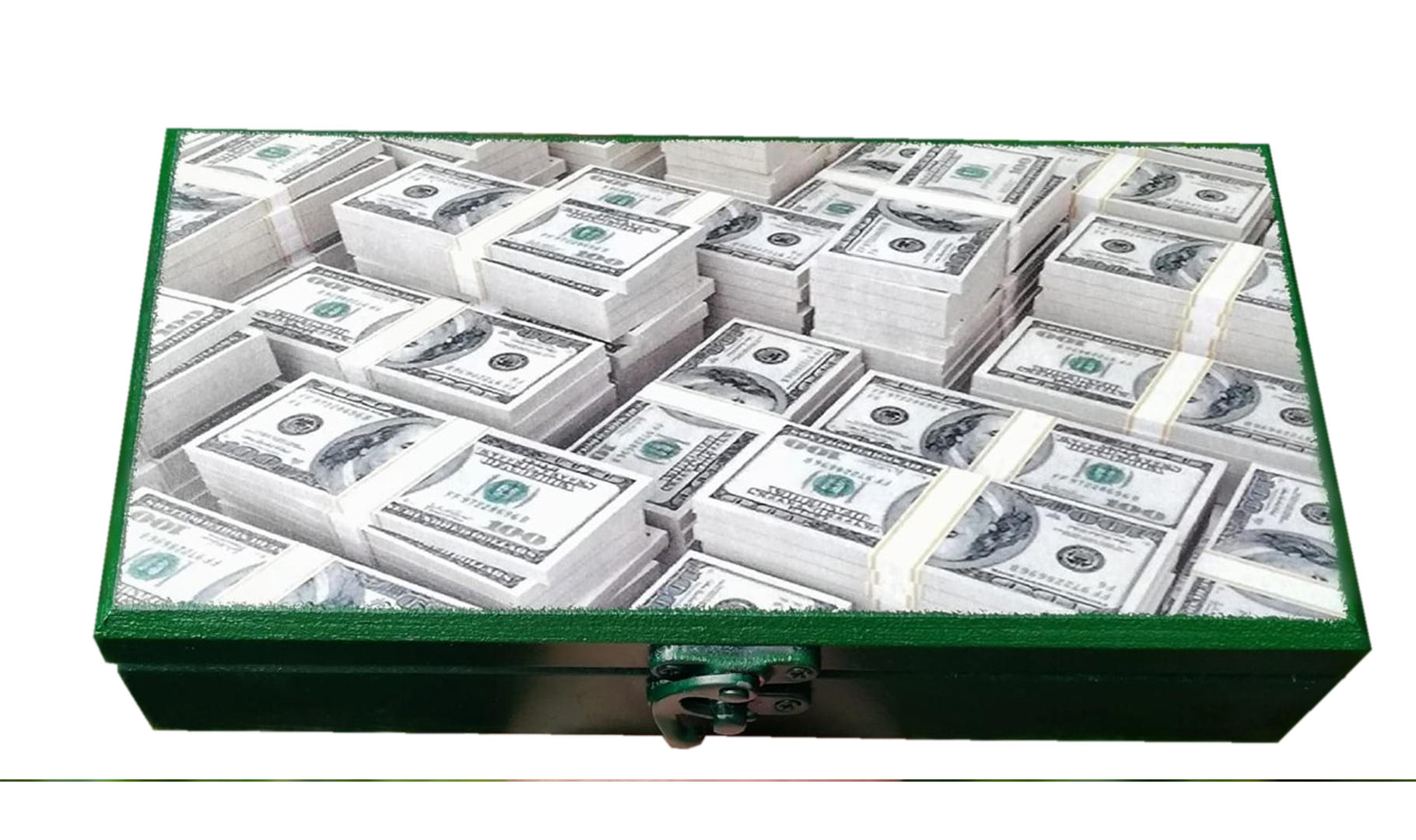 Шкатулка купюрница 20х10х5 см Деньги