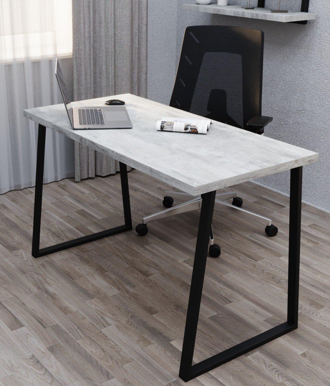 Стол письменный Loft Серия 4 металлический профиль 60х30 мм 1200х600х32 мм Урбан лайт (22120425)