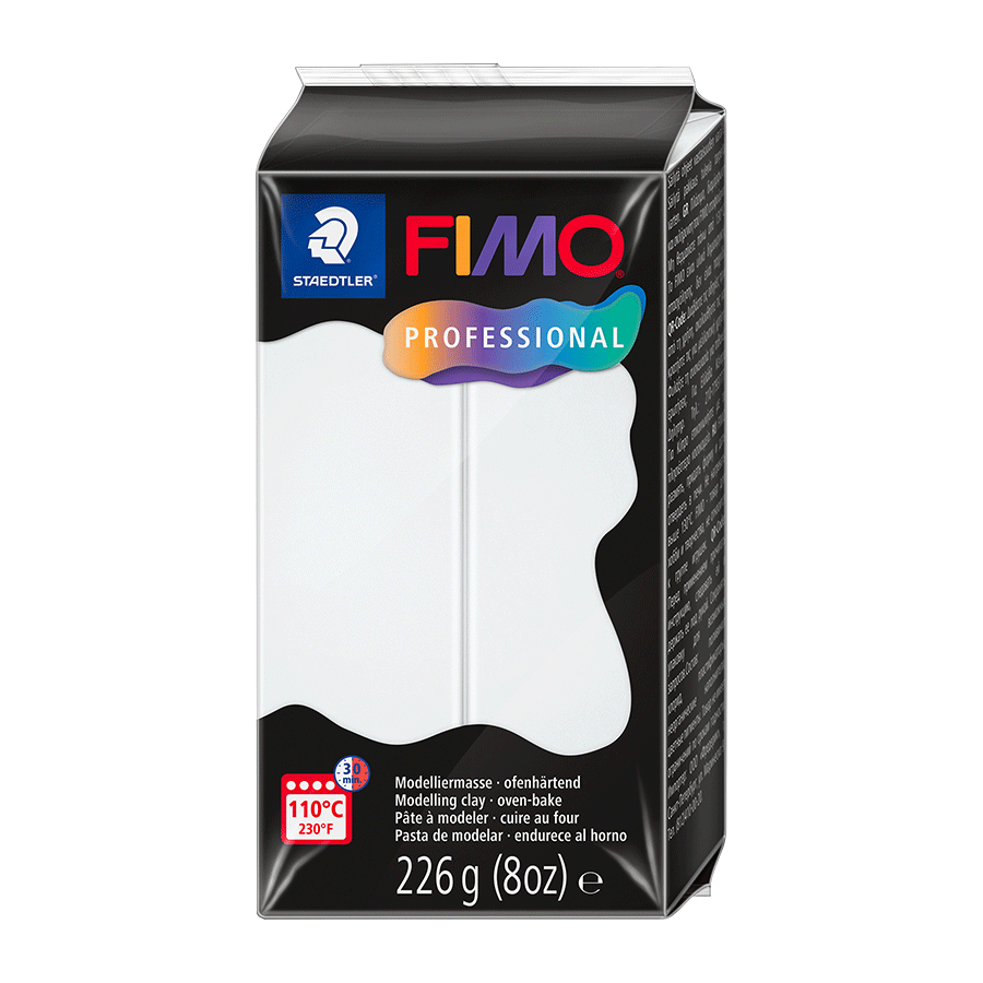 Глина полимерная Fimo Professional 226 г Белый (8042-0)