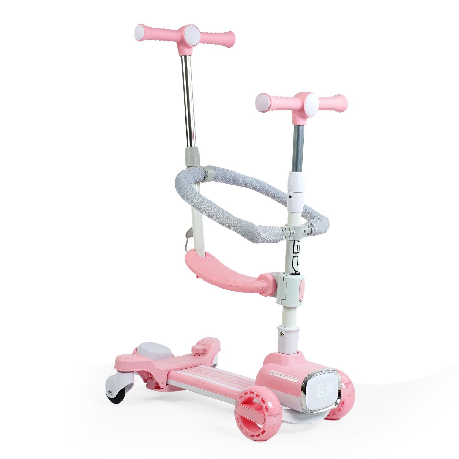 Самокат Skyper PY 5в1 з бампером та додатковими колесами (66521)