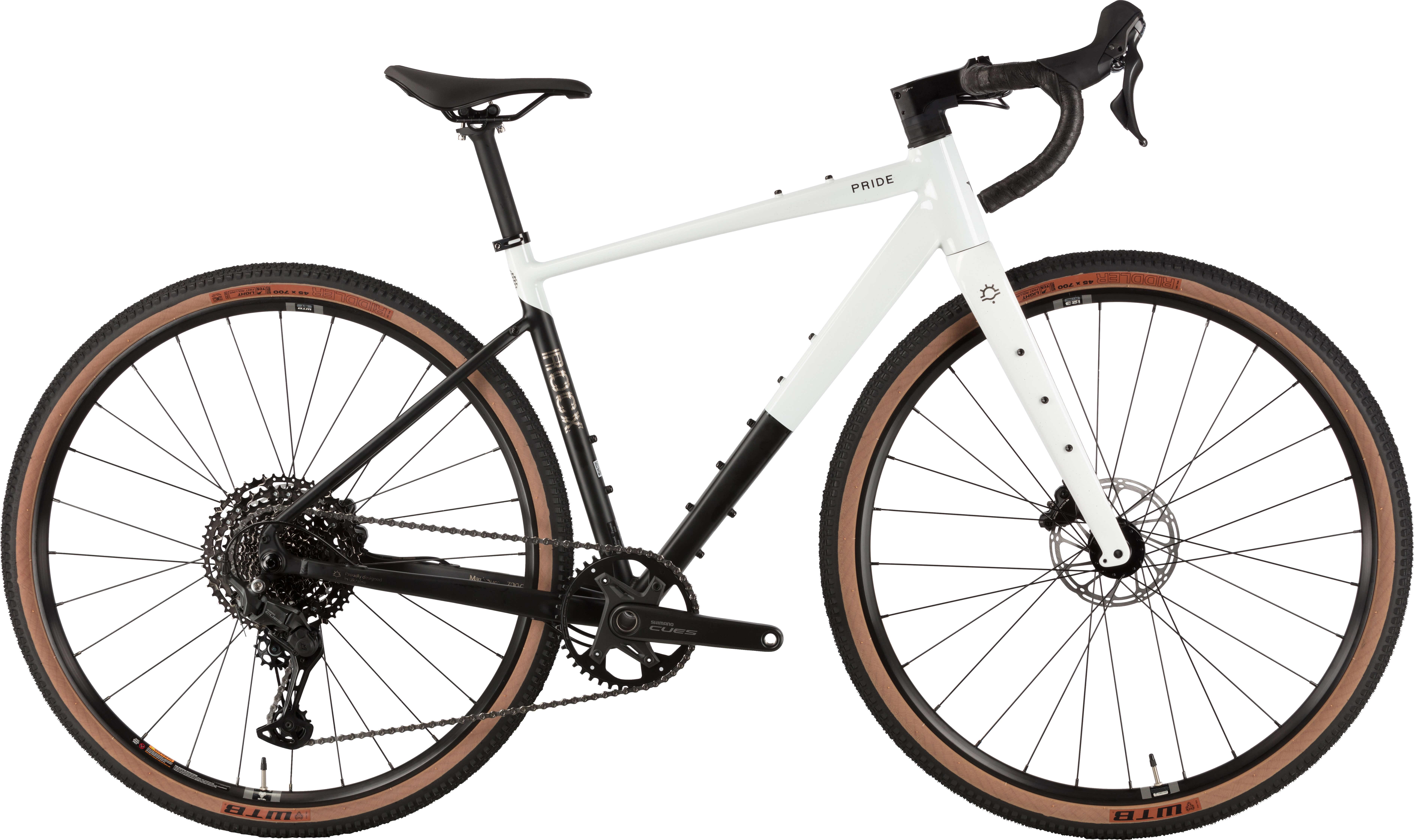 Велосипед Pride 28" ROCX 8.3 рама L Бело-черный (B6)