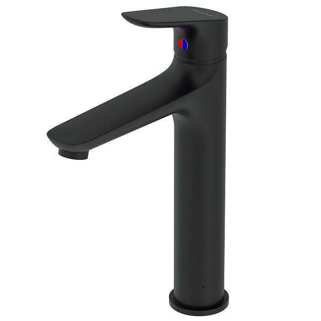 Смеситель для умывальника Damixa Origin Bit 770250300 высокий однорычажный Черный (157896)