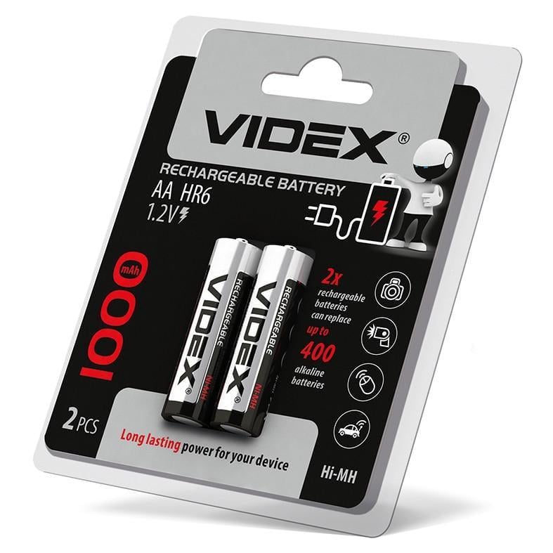 Аккумуляторы Videx HR6/AA 1000 mah 2 шт. (1503607227) Аккумуляторы Videx HR6/AA 1000 mah 2 шт. (1503607227)