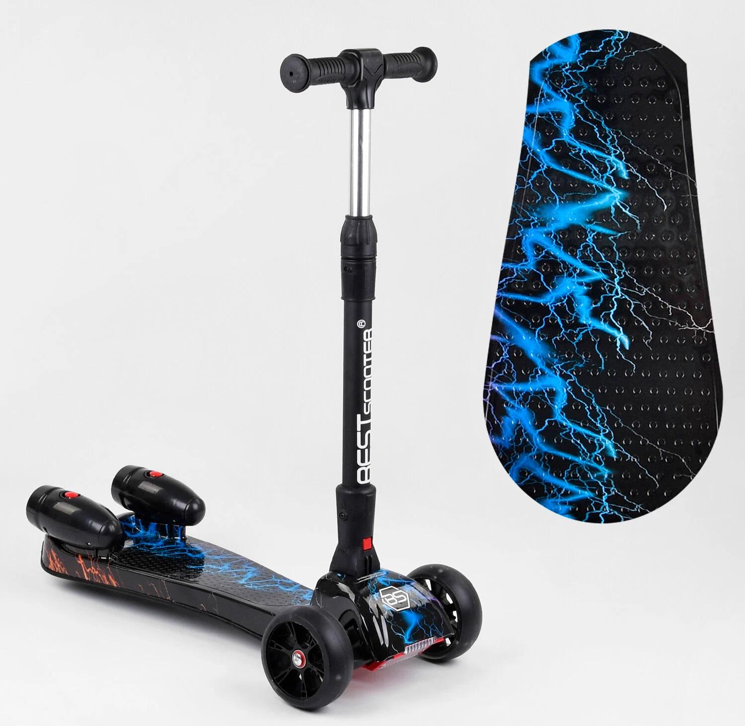 Самокат детский Best Scooter MAXI 94666 с парогенератором Синий (15452398) - фото 6