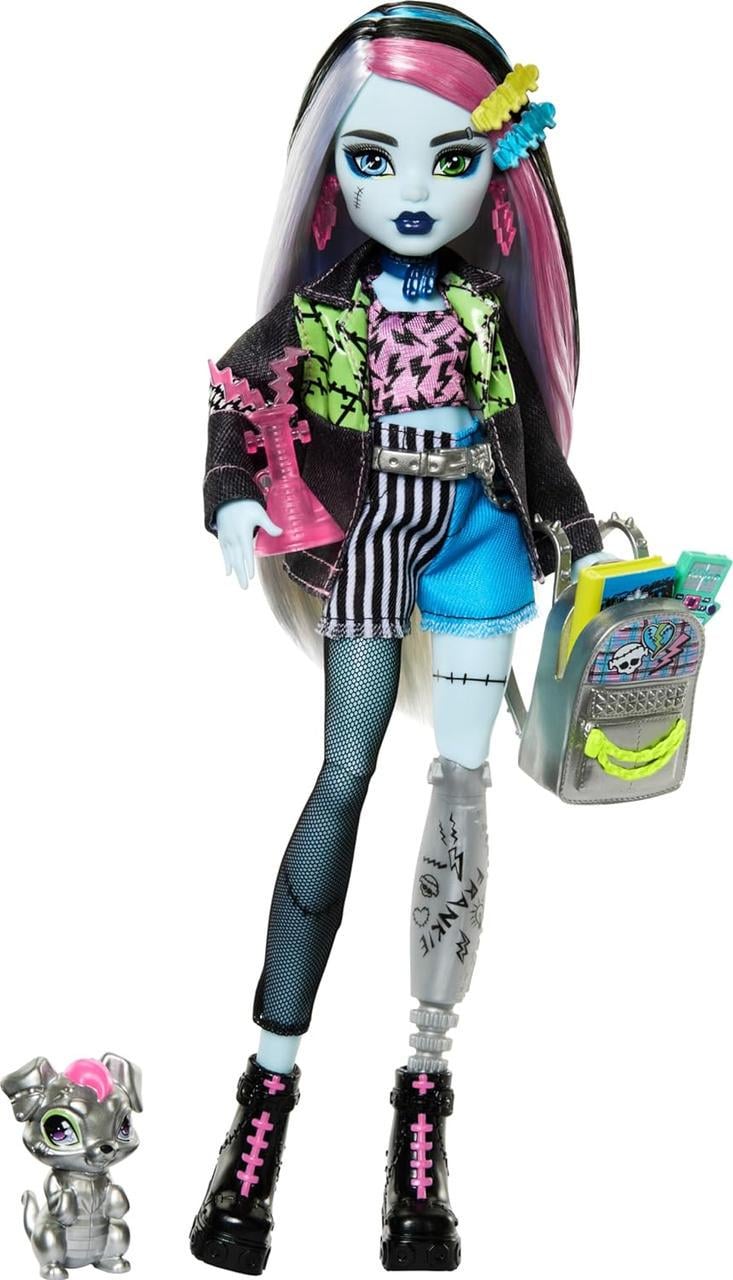Кукла Monster High Frankie Stein in Denim Jacket & Shorts (2234953144)