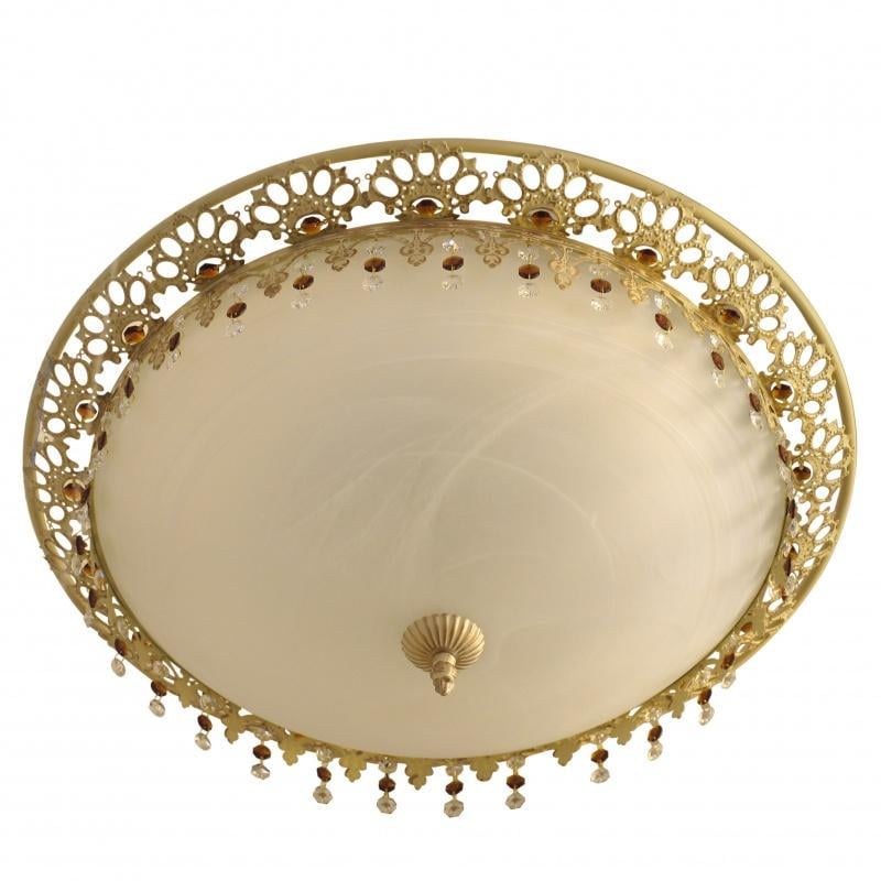 Люстра потолочная торт Brille BR-02 278C/3 BG White