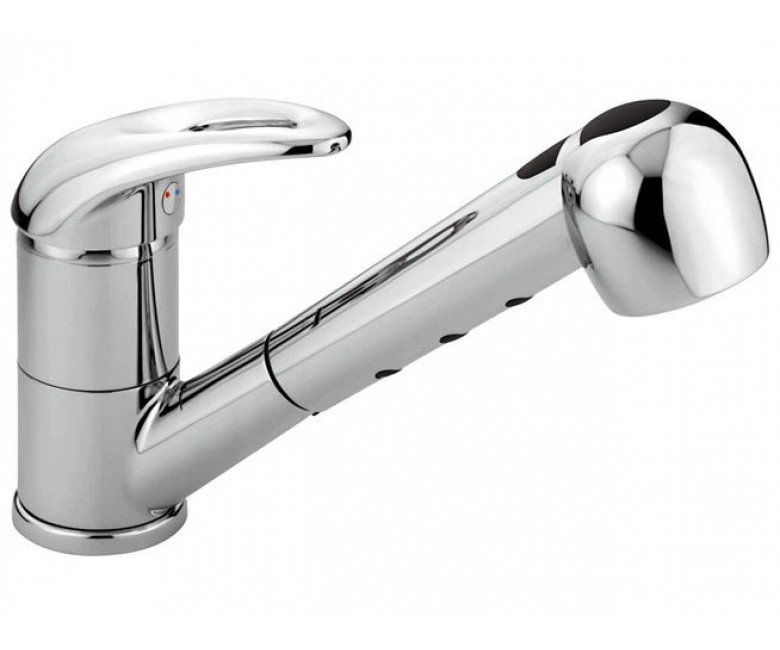 Смеситель для кухни Aqua-World PREMIERE с вытяжной воронкой 2 режима (СМ35П.15.4)