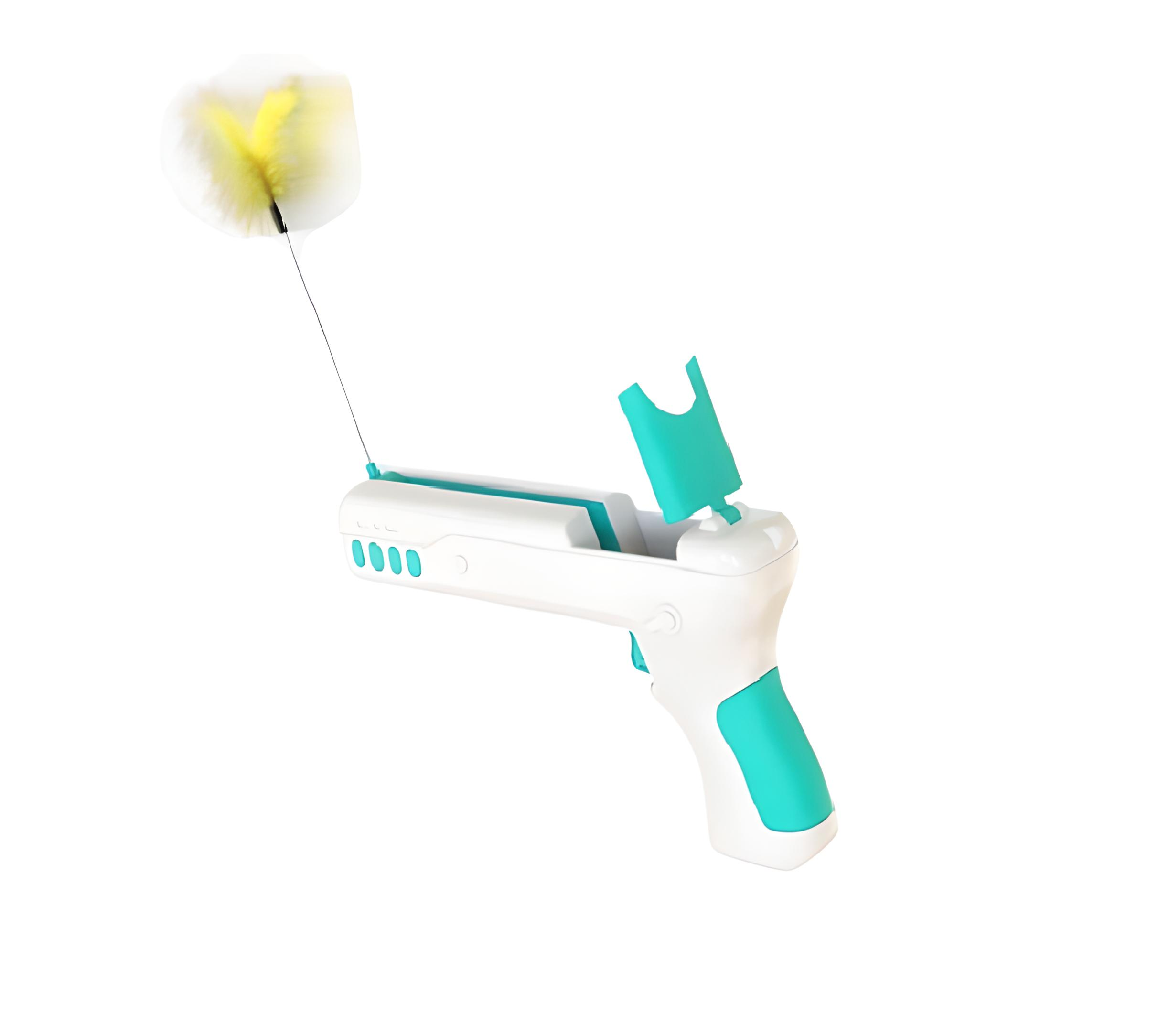 Игрушка-пистолет для котов с пером (1568090831)