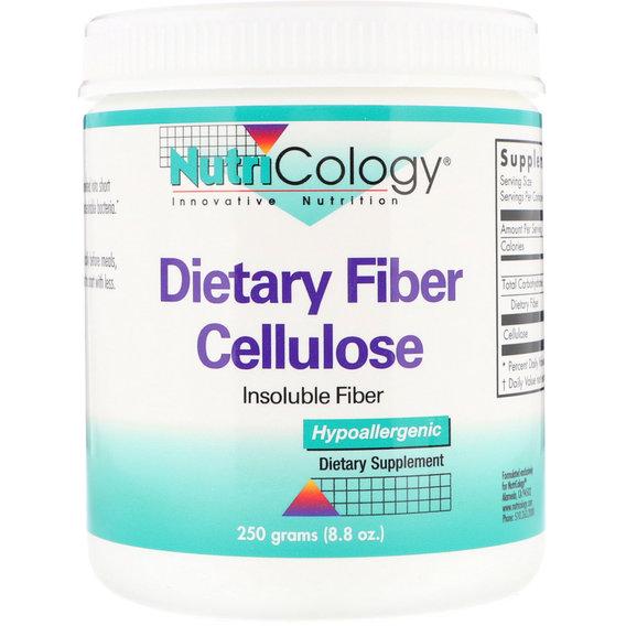 Целюлоза Nutricology Dietary Fiber Cellulose Powder 8,8 ун. 250 г 125 порцій (ARG-52170)