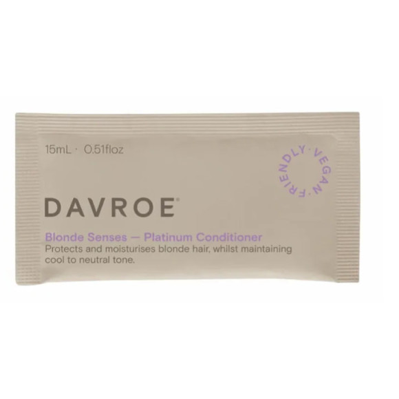 Кондиционер тонирующий Davroe Blonde Senses Platinum Conditioner для светлых волос 15 мл (30145753)