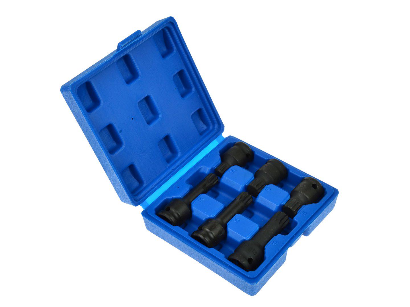 Набор ударных бит Geko G10515 1/2 Spline M14-M18 (27507870) - фото 2 Набор ударных бит Geko G10515 1/2 Spline M14-M18 (27507870) - фото 2