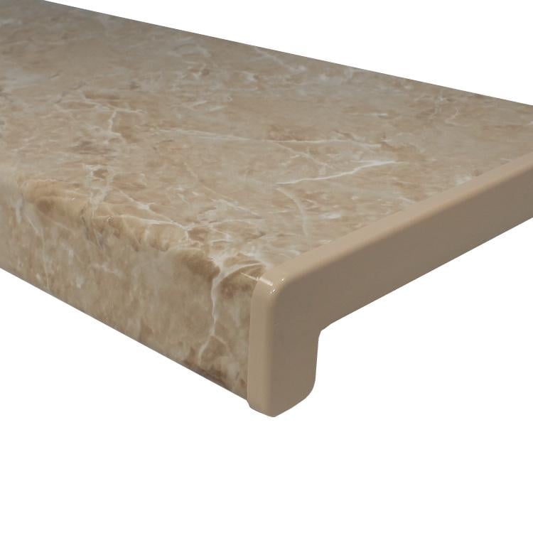 Подоконник Crystalit ПВХ 150х1000х20 мм Оникс глянцевый (25411106) - фото 3