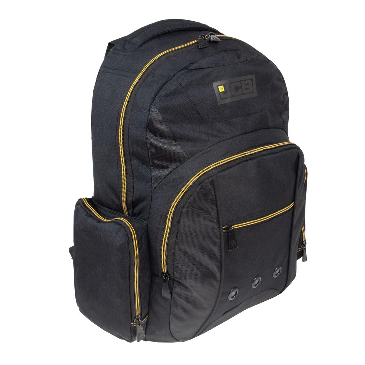 Городской рюкзак JCB BP17 Black/Yellow - фото 4