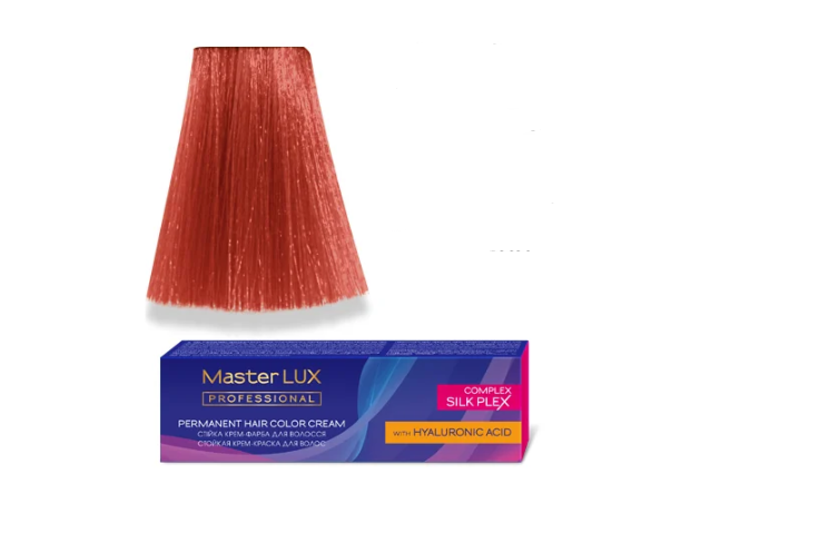 Крем-краска для волос стойкая Master LUX 8.46 60 мл Светло-русый медно-фиолетовый