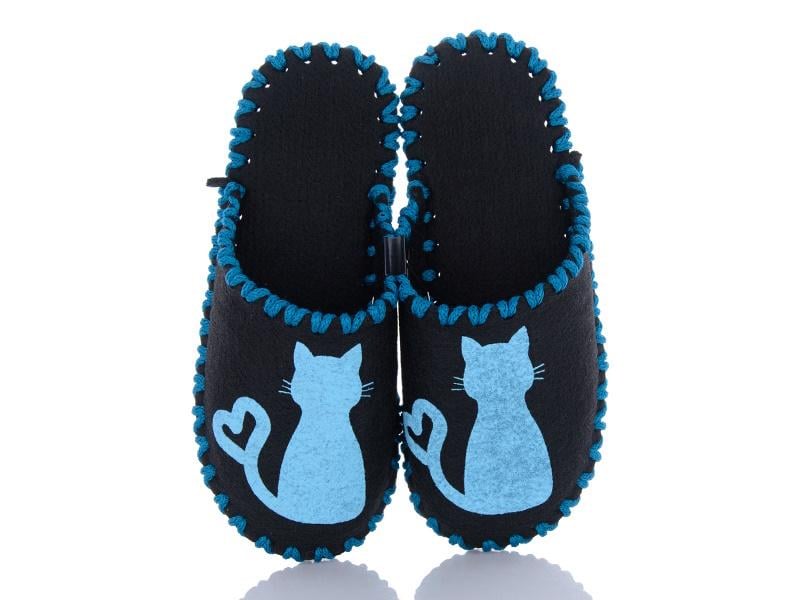 Тапочки фетровые женские VENDS 276 р. 40-41 Черный