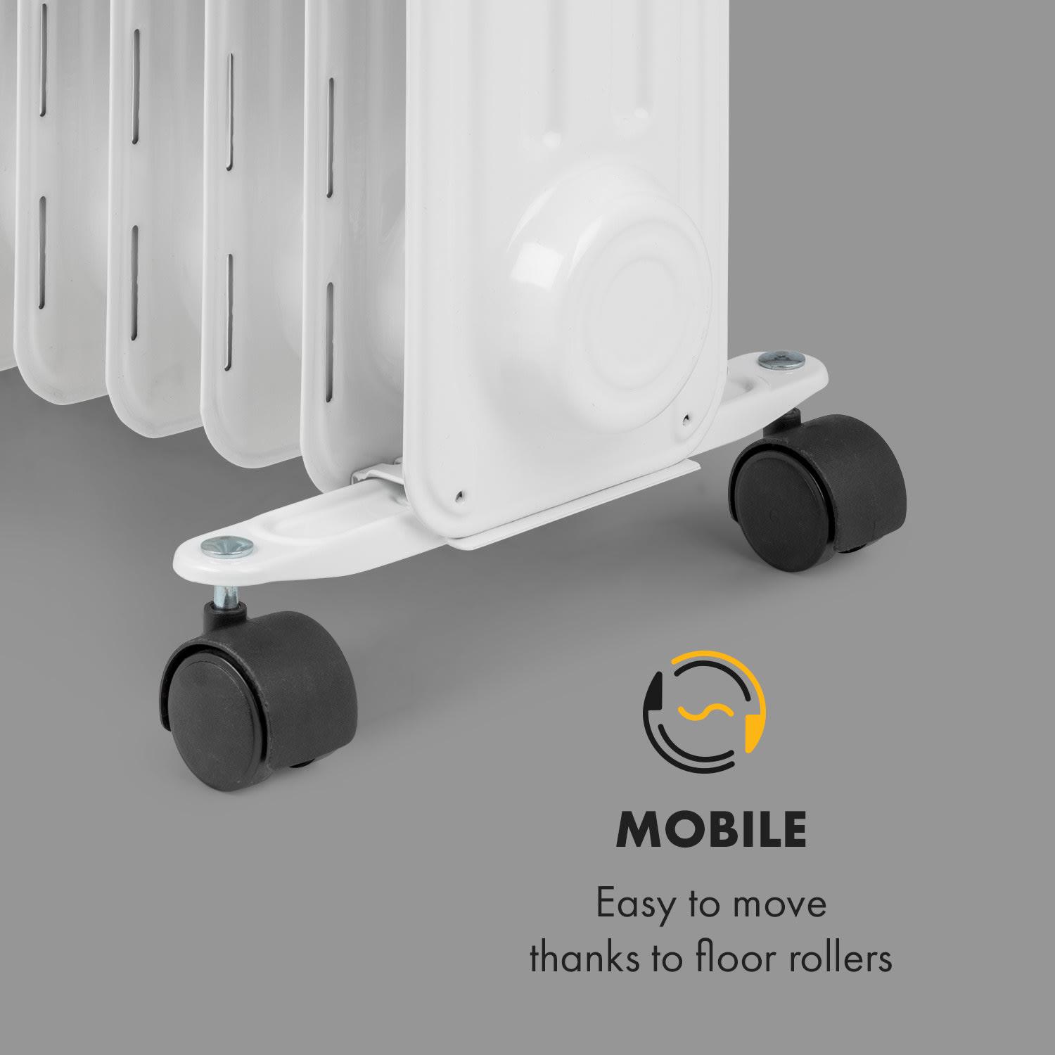 Обігрівач масляний KLARSTEIN Thermaxx Heatstream 2500 Вт 5-35 °C 35-50 м² - фото 8 Обігрівач масляний KLARSTEIN Thermaxx Heatstream 2500 Вт 5-35 °C 35-50 м² - фото 8