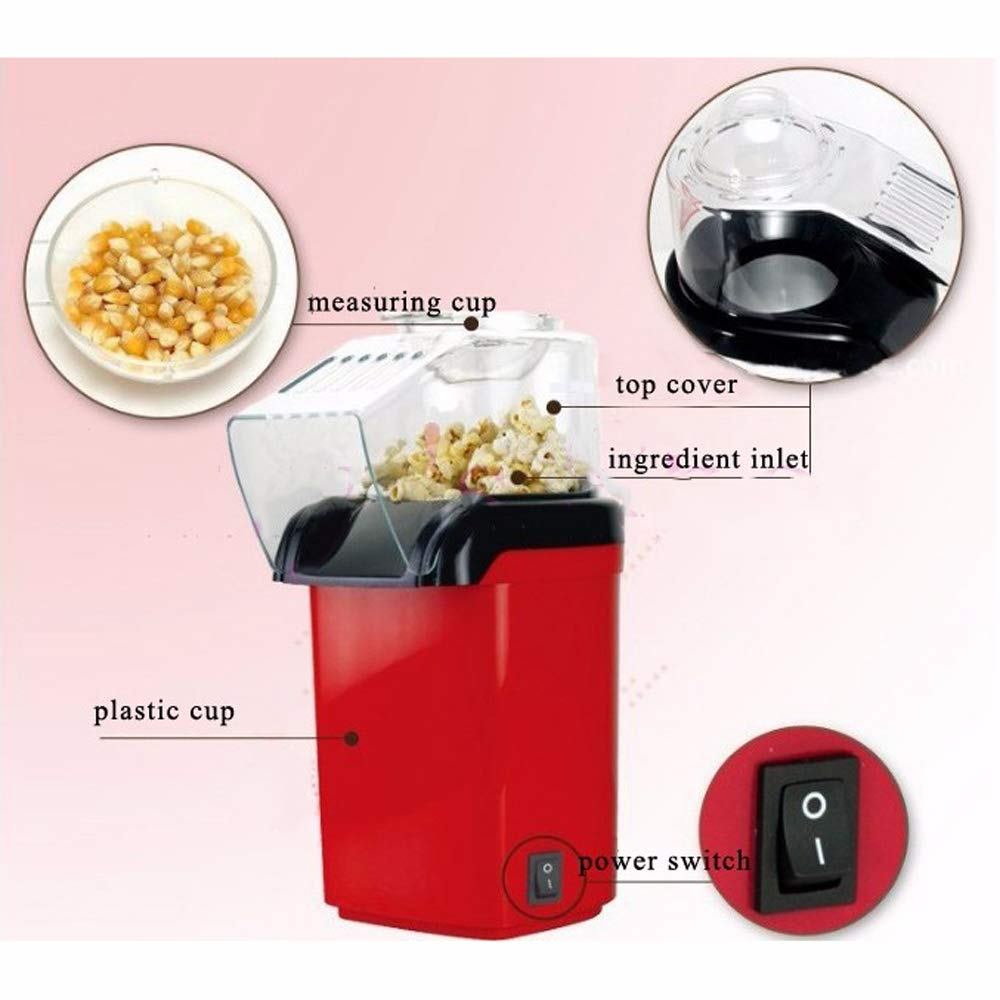 Домашня попкорниця електрична Mini-Joy PopCorn Maker Red - фото 3