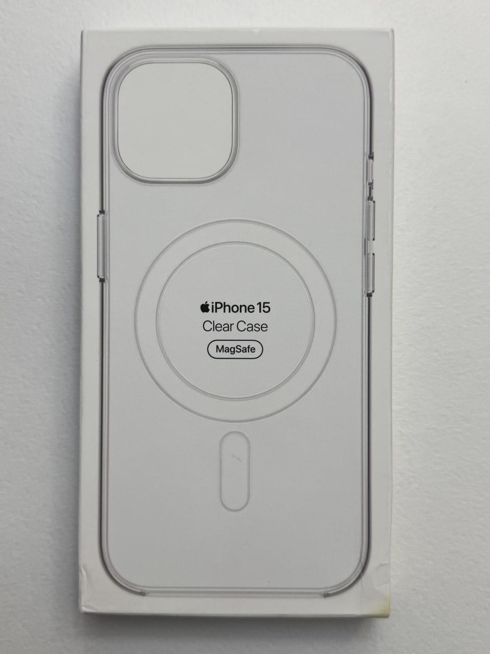 Чехол Clear Case with MagSafe MT203ZM/A для Apple Iphone 15 6,1" Clear (117744902)