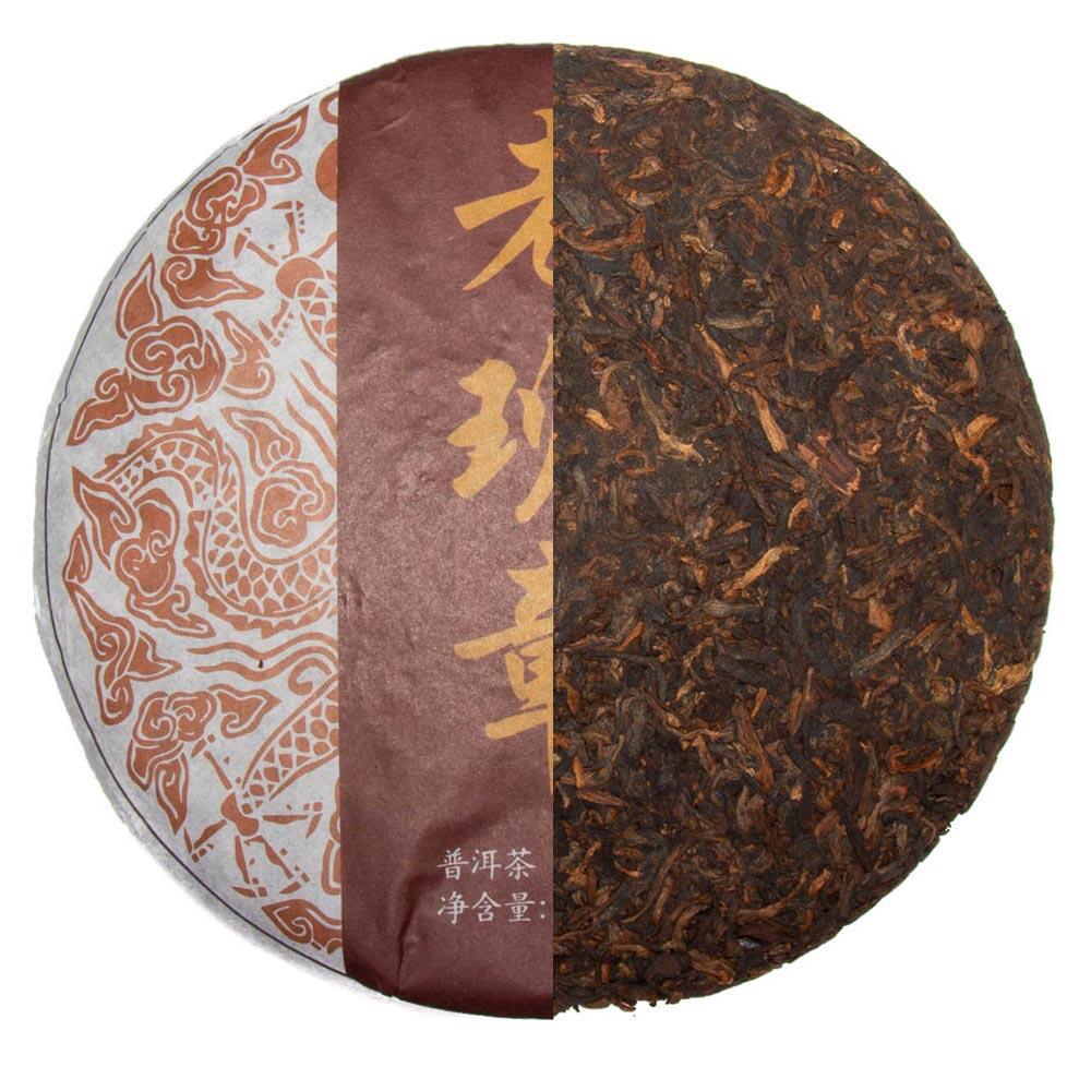 Чай Шу Пу Эр Дракон из Лао Бан Чжан 2016 г. 357 г