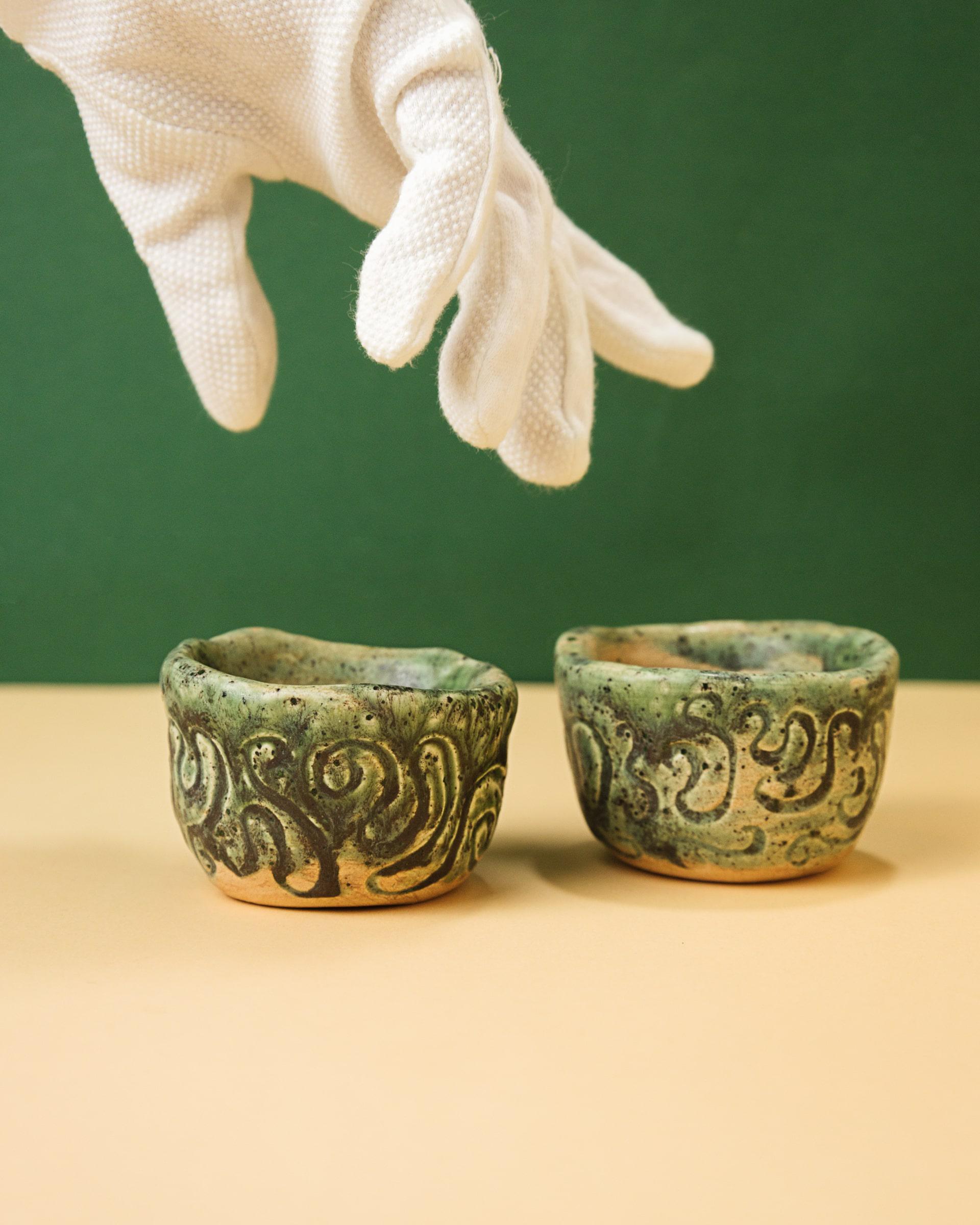 Пиала чайная Эльфийская ручной работы (CUP-015) - фото 11