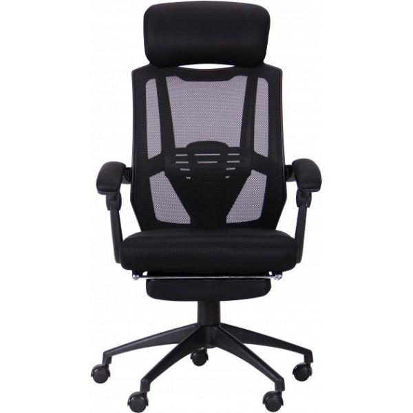 Кресло геймерское AMF Holding Art 1190+100х650х630 Черный - фото 2