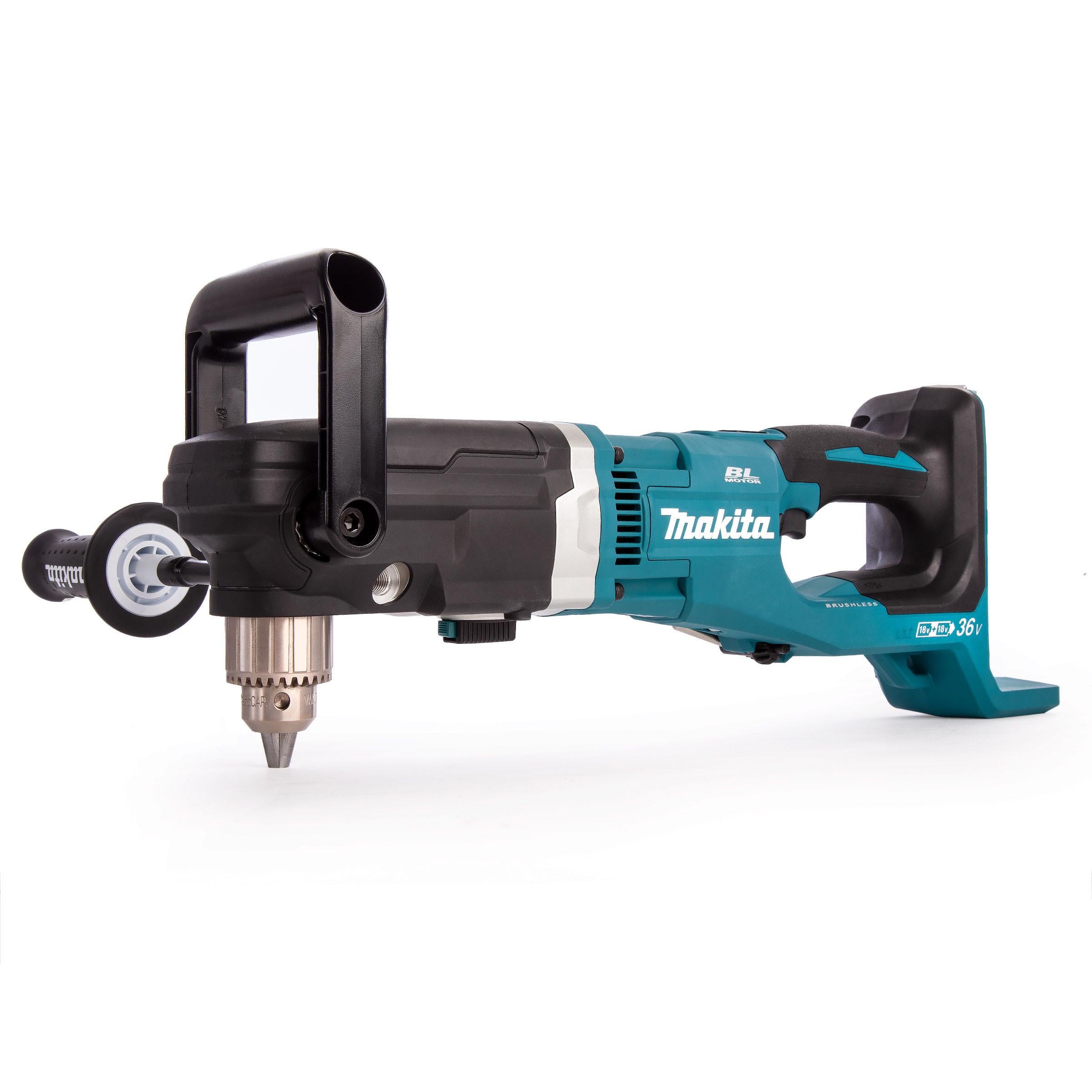 Акумуляторна кутова дриль Makita DDA460ZK LXT (18В + 18В, 13мм) електрична ручна (4144)