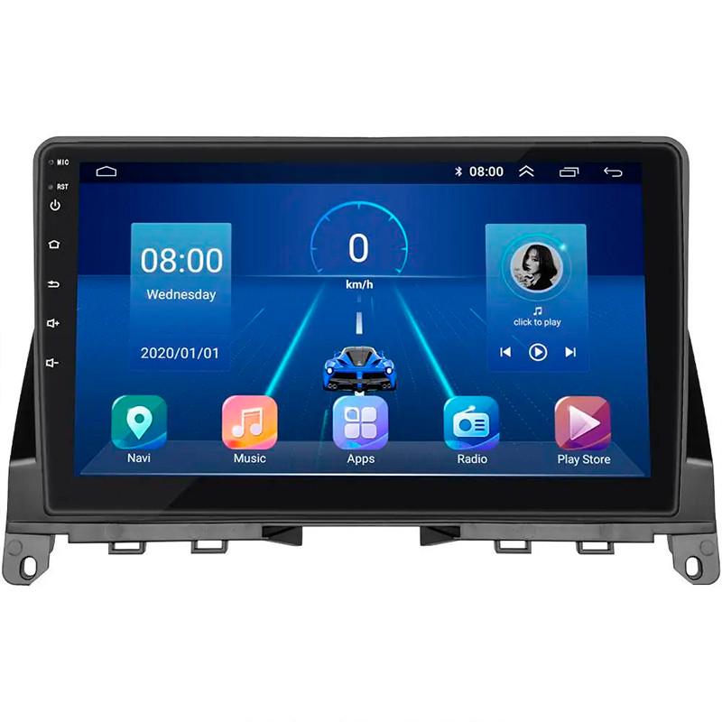 Автомагнитола штатная Lesko 4G/GPS/Wi-Fi для Mercedes-Benz C-Класс III W204 2006-2011 6/128Gb 9" (1987894169)