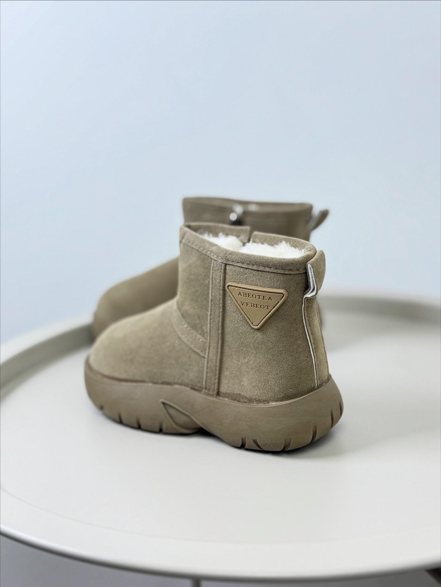 Ботинки детские зимние 1650 р. 27 Бежевый (30411207) - фото 5