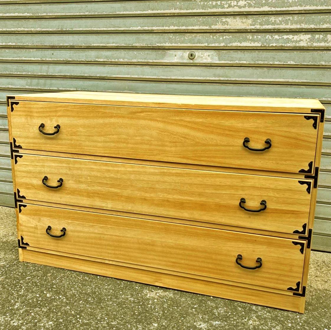 Комод тансу из дерева Нота Карри (КТУ-010303)